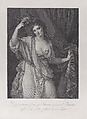 Lady Hamilton as the Comic Muse, Thalia, Raphael Morghen  Italian, Engraving; second state of two