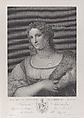 La Fornarina, Raphael Morghen  Italian, Engraving; fourth state of four