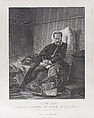 Torquato Tasso at the Ospedale Sant'Anna, Luigi Boscolo  Italian, Engraving