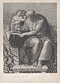 The Cumaean Sibyl after the fresco by Michelangelo in the Sistine Chapel, Giovanni Volpato (Italian, Bassano 1732–1803 Rome), Engraving