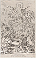 The Assumption of the Virgin, plate 2 from "Bononiensium Pictorum Celebrioris...", Giuseppe Maria Mitelli  Italian, Etching