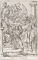 Saint William of Aquitaine, plate 11 from "Bononiensium Pictorum Celebrioris...", Giuseppe Maria Mitelli  Italian, Etching
