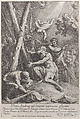 The Martyrdom of Saint Andrew, Michel Corneille the Younger French, Etching; third state of three