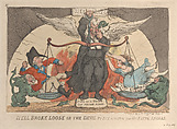 Hell Broke Loose, or the Devil to Pay Among the Darling Angels, Thomas Rowlandson  British, Hand-colored etching