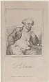 Portrait of Dr. Jeremiah Donovan, an army surgeon, James Hopwood British, Etching