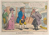 A Visit to the Doctor, Thomas Rowlandson  British, Hand-colored etching; reprint