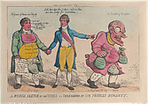 A Rough Sketch of the Times as Delineated by Sir Francis Burdett, Thomas Rowlandson British, Hand-colored etching; reissue