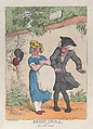Broad Grins, or a Black Joke, Thomas Rowlandson British, Hand-colored etching