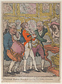 Italian Picture Dealers Humbugging My Lord Anglaise, Thomas Rowlandson  British, Hand-colored etching