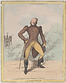 A Portrait (Lord Petersham), Thomas Rowlandson British, Hand-colored etching