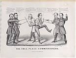 The True Peace Commissioners, Currier & Ives American, Lithograph