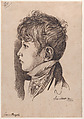 Portrait of Giovanni Ricasoli, aged 5, Luigi Sabatelli Italian, Pen and dark brown ink
