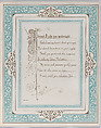 Valentine, Kate Greenaway (British, London 1846–1901 London), White card stock with gilding; chromolithography, gold lithography, openwork lace paper