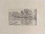 Head Tide Ripple: Reflections on the Sheepscott, Ernest Haskell  American, Etching