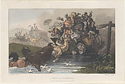 A Trip to Scarbro', Thomas Rowlandson  British, Hand-colored etching and aquatint