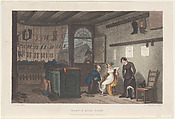 Boot & Shoe Shop, Thomas Rowlandson  British, Hand-colored etching and aquatint