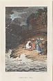 Cornelian Bay, Thomas Rowlandson British, Hand-colored etching and aquatint