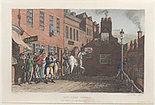 The Post Office, Thomas Rowlandson  British, Hand-colored etching and aquatint