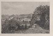 Landscape after Corot, Ernest-Philippe Boetzel  French, Etching
