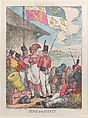 Peace and Plenty, Thomas Rowlandson British, Hand-colored etching