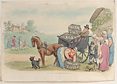 Plate 17, from "World in Miniature", Thomas Rowlandson British, Hand-colored etching