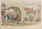 Plate 21, from "World in Miniature", Thomas Rowlandson British, Hand-colored etching