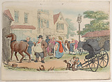 Plate 27, from "World in Miniature", Thomas Rowlandson British, Hand-colored etching