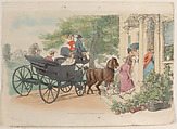 Plate 28, from "World in Miniature", Thomas Rowlandson British, Hand-colored etching