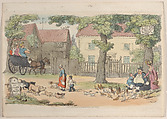 Plate 32, from "World in Miniature", Thomas Rowlandson British, Hand-colored etching