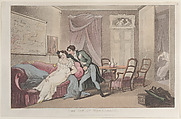 The Inn at Marseilles, from "Journal of Sentimental Travels in the Southern Provinces of France, Shortly Before the Revolution", Thomas Rowlandson British, Hand-colored etching and aquatint