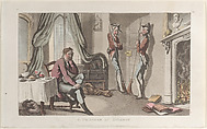 A Prisoner at Avignon, from "Journal of Sentimental Travels in the Southern Provinces of France, Shortly Before the Revolution", Thomas Rowlandson British, Hand-colored etching and aquatint
