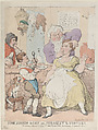 The Tooth-Ache, or, Torment & Torture, Thomas Rowlandson  British, Hand-colored etching; reprint