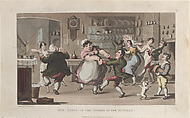 Quae Genus, in the Sports of the Kitchen, Thomas Rowlandson  British, Hand-colored etching and aquatint