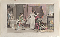 Quae Genus in the Service of a Miser, Thomas Rowlandson  British, Hand-colored etching and aquatint