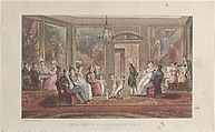 Quae Genus Gives a Grand Party, Thomas Rowlandson  British, Hand-colored etching and aquatint