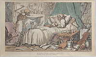 The Antiquary's Last Will and Testament (from The English Dance of Death, vol. I, plate 2), Thomas Rowlandson  British, Hand-colored etching