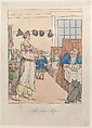 Slap-Bang Shop, Thomas Rowlandson  British, Hand-colored etching