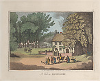 A View in Devonshire, Thomas Rowlandson  British, Hand-colored etching and aquatint