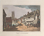 Stamford Lincolnshire, Thomas Rowlandson  British, Hand-colored etching and aquatint