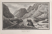 Nantz Mill, from "Remarks on a Tour to North and South Wales, in the year 1797", John Hill  British, Etching and aquatint