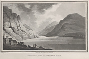 Snowdon from Llanberris Lake, from "Remarks on a Tour to North and South Wales, in the year 1797", John Hill  British, Etching and aquatint