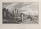 Caerphilly Castle, from "Remarks on a Tour to North and South Wales, in the year 1797", John Hill  British, Etching and aquatint