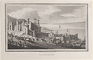 Caernarvon, from "Remarks on a Tour to North and South Wales, in the year 1797", John Hill  British, Etching and aquatint
