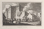 Cardiff Castle, from "Remarks on a Tour to North and South Wales, in the year 1797", John Hill  British, Etching and aquatint