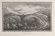 Festiniog, from "Remarks on a Tour to North and South Wales, in the year 1797", John Hill  British, Etching and aquatint