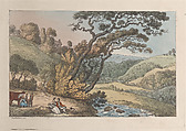 A Cornish View, Thomas Rowlandson  British, Hand-colored etching