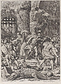 The Taking of Alexandria, Girard Audran French, Etching