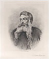 Portrait of J. L. Ernest Meissonier, Charles Courtry French, Etching