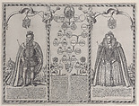 James I and Anne of Denmark, Renold Elstrack  British, Engraving