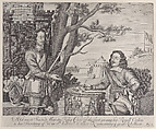 His most Sacred Majesty King Charles the first giving his Royal Orders to his Secretary of War, Sir Edward Walker, Knight, concerning the great Rebellion, Anonymous, British, 18th century British, Engraving